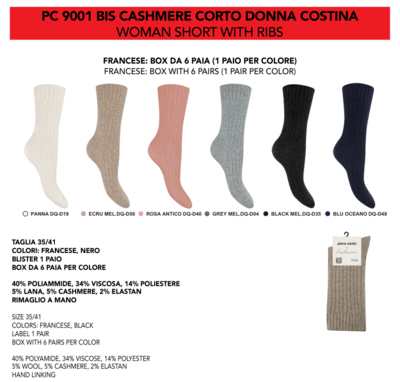 CALZINO CORTO DONNA 9001 BIS Tellini S.R.L. Velkoobchodní oblečení